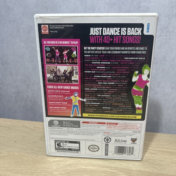 Just Dance 2 (Nintendo Wii, 2010) CIB - Tested - Ubisoft - Works Great - Picture 4 of 5